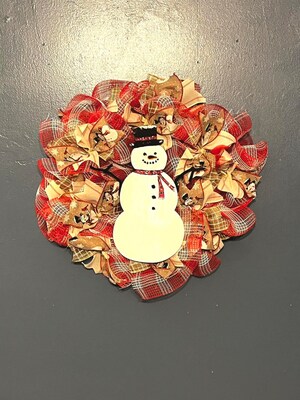 Snowman Wreath - image1
